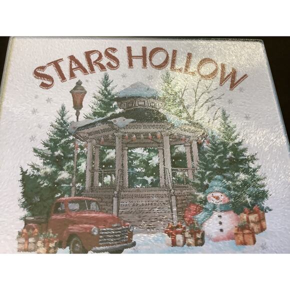 Gilmore Girls Stars Hollow Cutting Board/Hot Trivet 7.75"x7.75"-Show Memorabilia - Picture 2 of 4